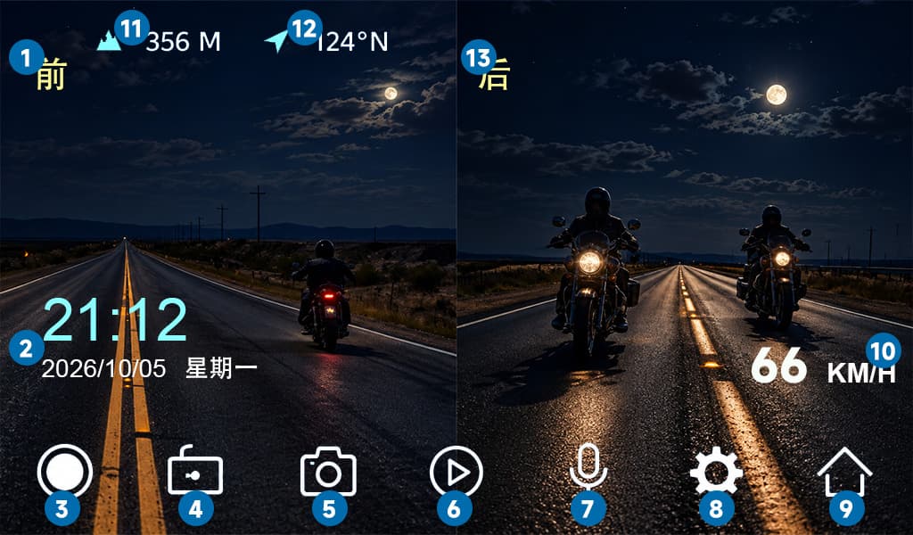 DVR 录像界面