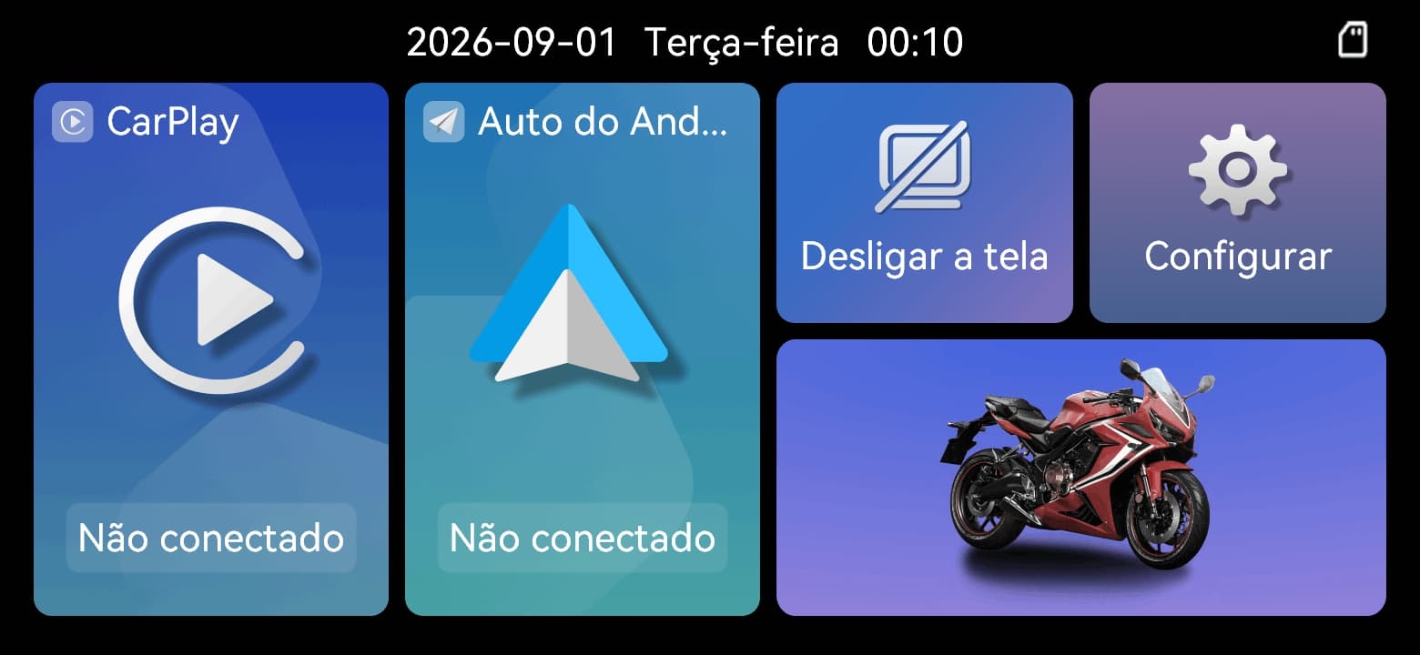 Desligue a informação de pressão