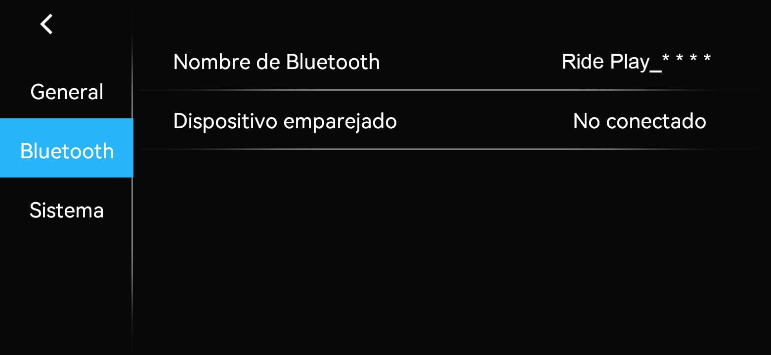 Seleccione el nombre de Bluetooth que se muestra en su pantalla cuando se combina