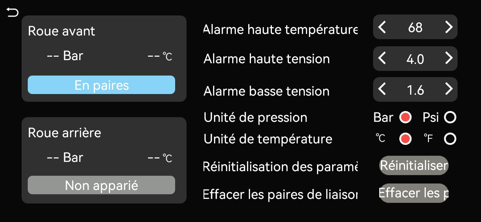 Appairage en cours